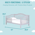 Dream On Me 2-in-1 Breathable Twilight 5 Spring Coil Crib and Toddler Bed Mattress