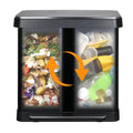 Arlopu 16 Gallon / 60 L Dual Trash Can, Stainless Steel Kitchen Garbage Can with Soft - Close Lid, Home Office Classified Recycle Bin