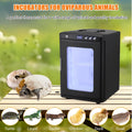 Garvee 25 L Reptile Incubator for Hatching Eggs - Portable Scientific Laboratory Incubator, Temperature Controlled 10� - - 60� - for Small Reptiles, Cooling and Heating Digital Incubator, 12V/110V Black