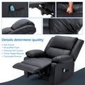 AECOJOY Massage Recliner Chair with Heat Function, Overstuffed Recliner Sofa
