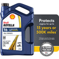 (3 Pack) Shell Rotella T6 Full Synthetic 15W - 40 Motor Oil, 1 Gallon (3 Pack)
