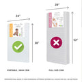 on Me. Sunset 3 Extra Firm Fiber Portable Crib Mattress